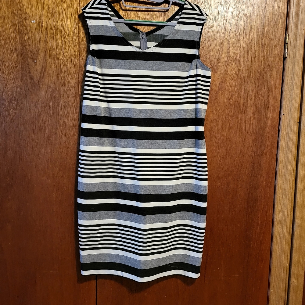 Striped mini dress